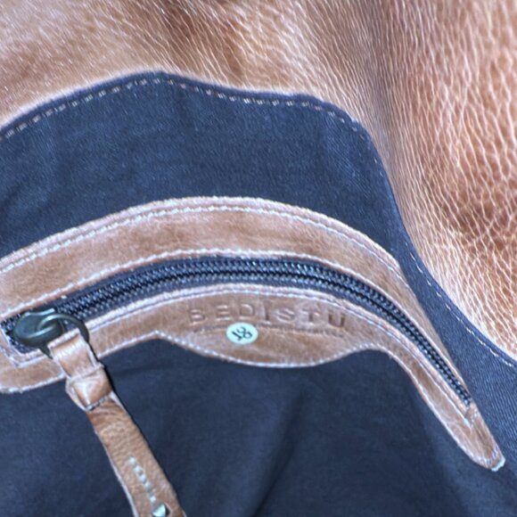 Nwt Bed Stu Leather Rockaway Satchel Tote Bag - Picture 9 of 13